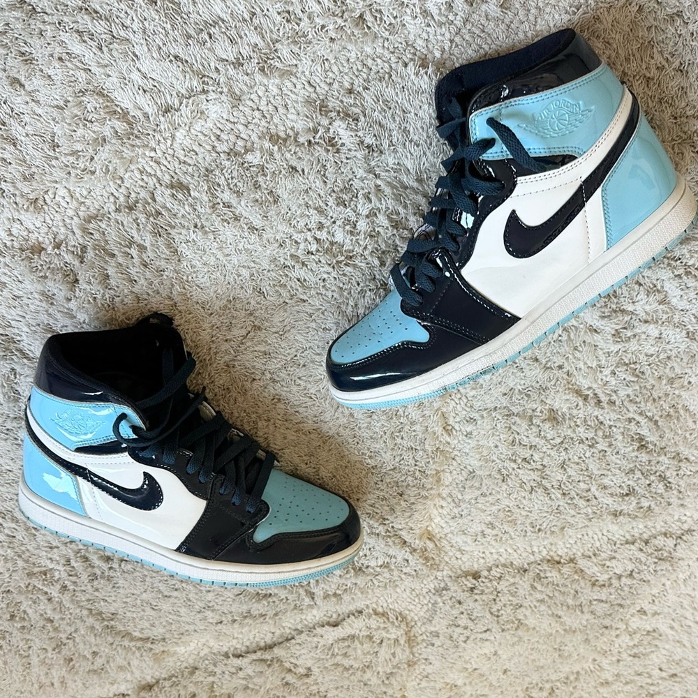 Nike Air Jordan 1 OG blue chill High-Tops Blue White Black sneaker shoe 8